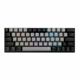White Shark Gaming mechanical keyboard WAKIZASHI 2, red switch, US, black/gray obraz