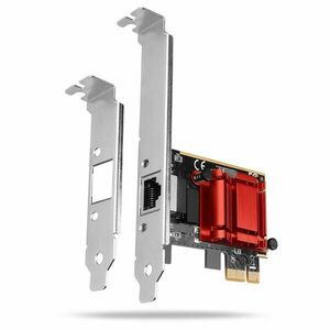AXAGON PCEE-GIX, PCIe sieťová karta - 1x Gigabit Ethernet port (RJ-45), Intel i210AT, PXE, vr. LP obraz