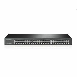 tp-link TL-SG1048, 48 port Gigabit Rack/Desktop Switch, 48x 10/100/1000M RJ45 ports, 1U, 19" rack-mountable, steel case obraz