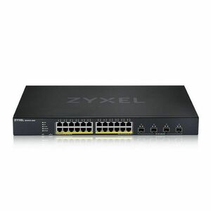 Zyxel XGS1935-28HP, 28 Port Smart Managed POE Switch, 24x Gigabit POE and 4x 10G SFP+, hybrid mode, standalone or NebulaFlex Cloud obraz