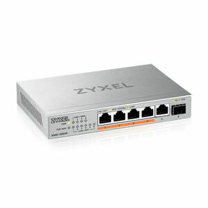 Zyxel XMG-105HP 5 Ports 2, 5G + 1 SFP+, 4 ports 70W total POE++ Desktop MultiGig unmanaged Switch obraz