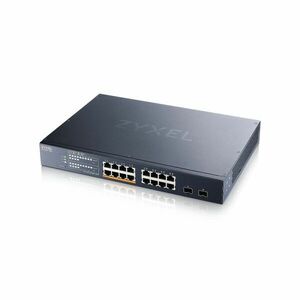 Zyxel XMG1915-18EP, 16-port 2.5GbE, 2 SFP+, 8 x POE++ 180W Smart Switch, hybird mode, standalone or NebulaFlex Cloud obraz
