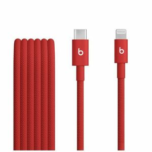 Apple Beats USB-C to Lightning Woven Cable (1.5 m) - Rapid Red obraz