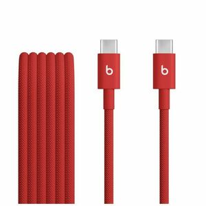 Apple Beats USB-C to USB-C Woven Cable (1.5 m) - Rapid Red obraz