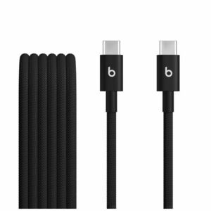 Apple Beats USB-C to USB-C Woven Cables (1.5 m) - Bolt Black (2-Pack) obraz