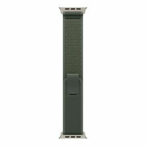 Apple Watch 49mm Green Trail Loop - S/M - Natural Titanium Finish obraz