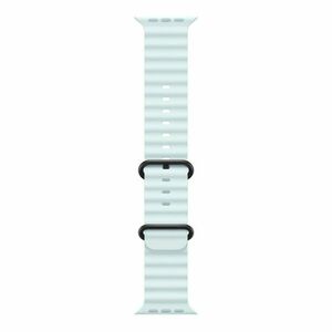 Apple Watch 49mm Ice Blue Ocean Band - Black Titanium Finish obraz