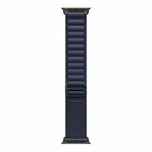 Apple Watch 49mm Navy Alpine Loop - Medium - Black Titanium Finish obraz