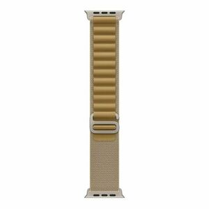 Apple Watch 49mm Tan Alpine Loop - Large - Natural Titanium Finish obraz