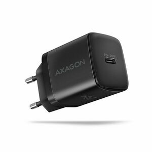 AXAGON ACU-PD20, nabíjačka do siete 20W, 1x port USB-C, PD3.0/PPS/QC4+/AFC/Apple, černá obraz