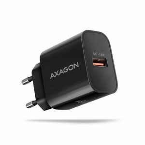 AXAGON ACU-QC18, nabíjačka do siete 18W, 1x port USB-A, QC3.0/AFC/Apple, černá obraz