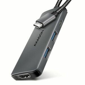 AXAGON HMC-5H8K, USB 5Gbps hub, 2x USB-A, USB-C, HDMI 8k/30Hz, PD 100W, kabel USB-C 15 cm obraz