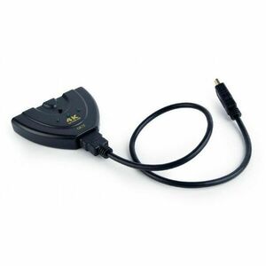 Cablexpert HDMI switch 3: 1 -> 3x vstup 1x výstup obraz