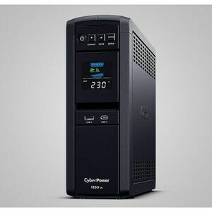 CyberPower CP1350EPFLCD, UPS Intelligent PFC, 1350VA/810W, LCD, 6x Schuko, RJ11/RJ45, USB obraz