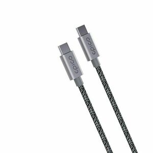 Epico 240W Opletený kabel USB-C to USB-C 2 m - Vesmírne šedá obraz