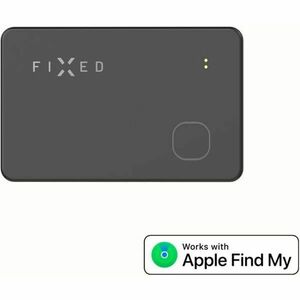 Fixed Smart tracker Tag Card s podporou Find My, bezdrôtové nabíjanie, černý obraz