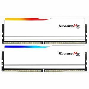 G.SKILL 32 GB kit DDR5 6000 CL30 Ripjaws M5 RGB white obraz