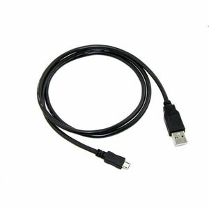 Kábel C-TECH USB 2.0 AM/Micro, 1m, černý obraz