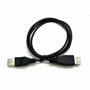 Kábel C-TECH USB A-A 1, 8m 2.0 predlžovací, černý obraz