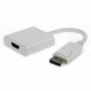 kabel CABLEXPERT red. Displayport na HDMI, M/F, bílá obraz