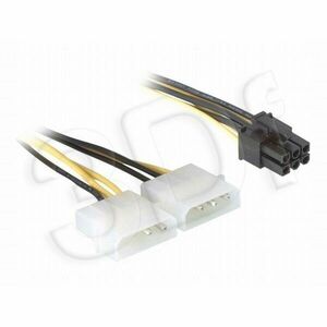 kabel CABLEXPERT rozdvojka nap 5, 25 na PCI Express obraz