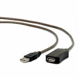 kabel CABLEXPERT USB 2.0 aktivní predlžovačka, 10 m, černá obraz