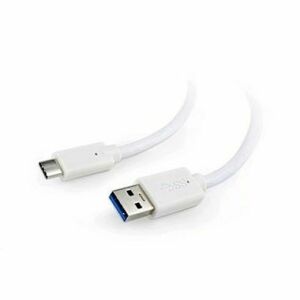 kabel CABLEXPERT USB 3.0 AM na Type-C kabel (AM/cm), 1, 8 m, bílý obraz
