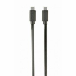 kabel CABLEXPERT USB 3.1 Type-C na Type-C kabel (cm/cm), 1 m, dátový, černý obraz
