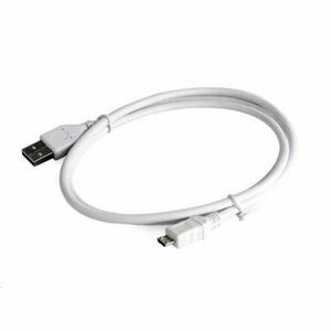 kabel CABLEXPERT USB A Male/Micro B Male 2.0, 0, 5 m, White, High Quality obraz