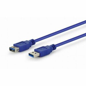 kabel CABLEXPERT USB A-A 3 m 3.0 prodlužovací, modrý obraz