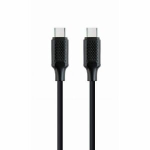 kabel CABLEXPERT USB PD (Power Delivery), 100W, Type-C na Type-C kabel (cm/cm), 1, 5 m, dátový a napájací, černý obraz