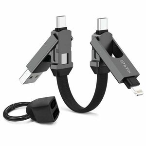KeySmart Statik HexCharge - univerzálny USB kábel obraz