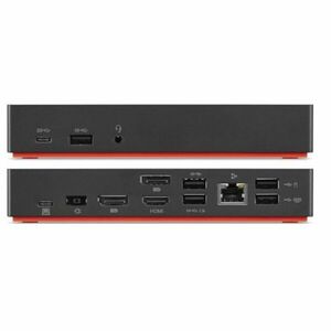 Lenovo ThinkPad USB-C Dock - 90W (2x DP, 1x HDMI, RJ45, 3x USB 3.1, 2x USB 2.0, adapter) obraz