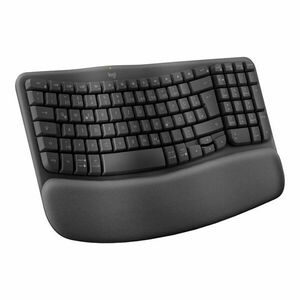 Logitech WAVE - bezdrátová ergonomická klávesnice - CZ/SK - grafitová obraz