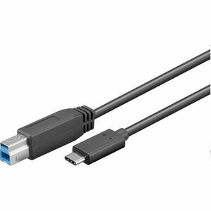 PremiumCord Kabel USB 3.2 konektor C/male - USB 3.0 konektor B/male, 1m obraz