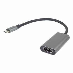 PremiumCord Převodník USB-C na HDMI, rozlíšenie 4K@60Hz a FULL HD 1080p, kovové puzdro obraz