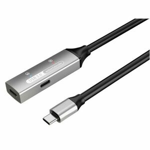 PremiumCord USB-C repeater a predlžovací kábel Male-Female, 5Gbps Aluminium 5m obraz