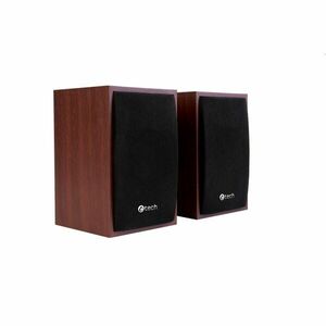Repro C-TECH SPK-09, 2.0, dřevěné, USB obraz