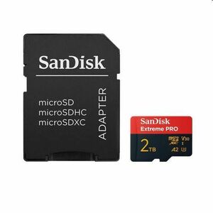 SanDisk Extreme PRO 2TB microSD card obraz