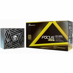Seasonic FOCUS GX GOLD 850W V4 ATX 3.1, PCIe 5.1, modular obraz