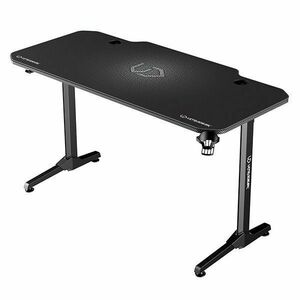 ULTRADESK herní stůl FRAG - GRAPHITE, 140x66 cm, 76 cm, s XXL podložkou pod myš, s ultradesk BEAM, držák sluchátek obraz