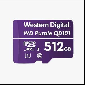 WD Purple SC QD101 512 GB Ultra Endurance microSDXC Card obraz