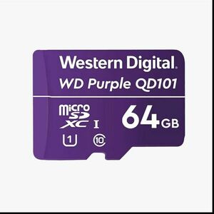 WD Purple SC QD101 64 GB Ultra Endurance microSDXC Card obraz
