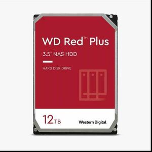 WD Red Plus NAS HDD 12TB SATA obraz