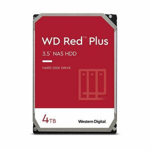 WD Red Plus NAS HDD 4TB SATA obraz