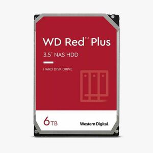 WD Red Plus NAS HDD 6TB SATA obraz