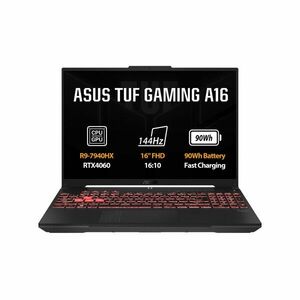 ASUS TUF Gaming A16/R9-7940HX/32GB/1TB SSD/RTX4060/16"FHD/bez OS/Mecha Gray obraz