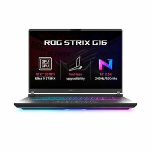 ASUS ROG Strix G16/Intel U9/32GB/1TB SSD/X7/16" 2.5K/bez OS/Eclipse Gray obraz