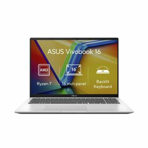 ASUS Vivobook 16/R7/16GB/1TB SSD/16"/AMD UMA/Win11Home/Silver obraz