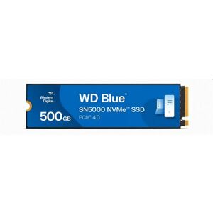 WD Blue SN5000 SSD 500GB M.2 NVMe Gen4 5000/4000 MBps obraz